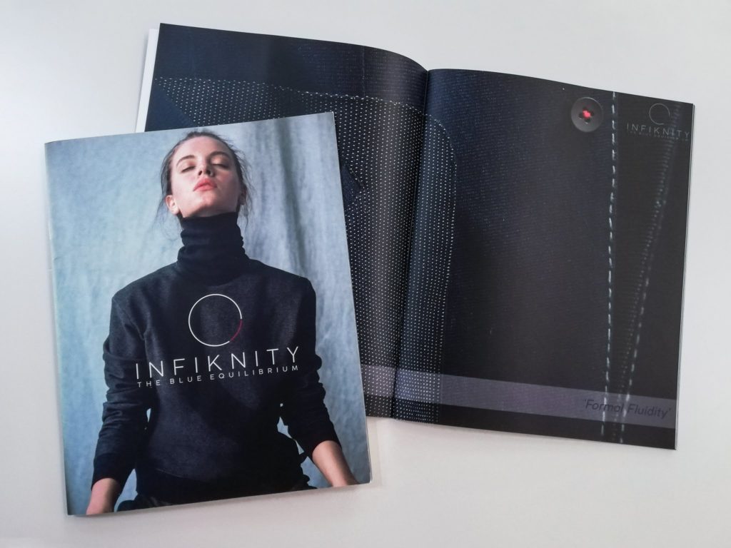 Infiknity catalogue Meidea denim knitwear project for Arvind