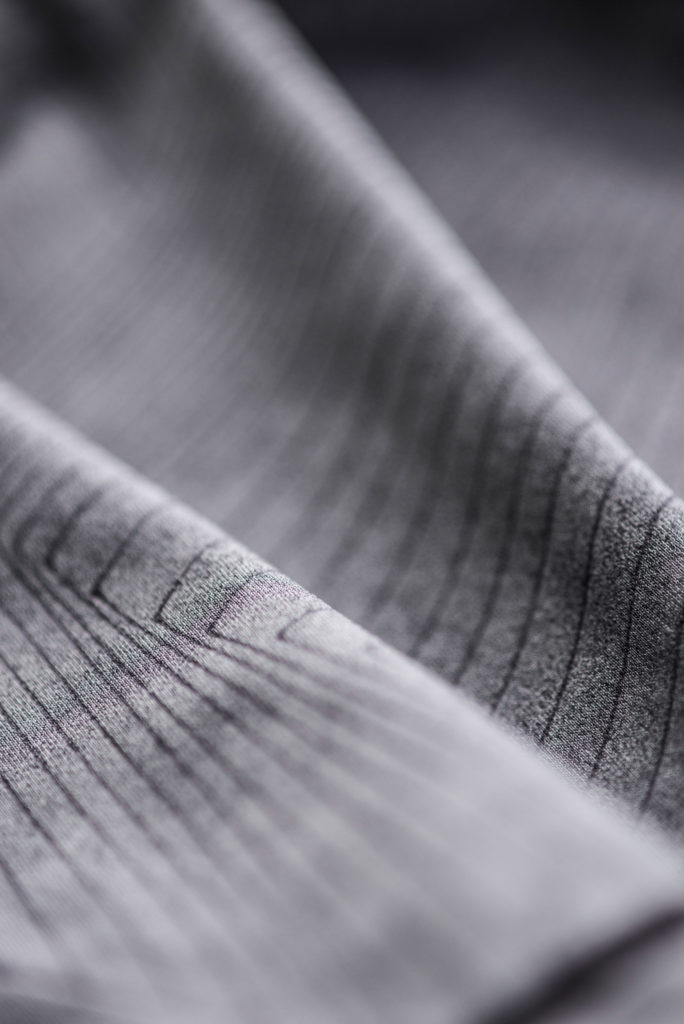 Detail of knitwear designed by Meidea for Intelligence Knits Jeanologia's collection