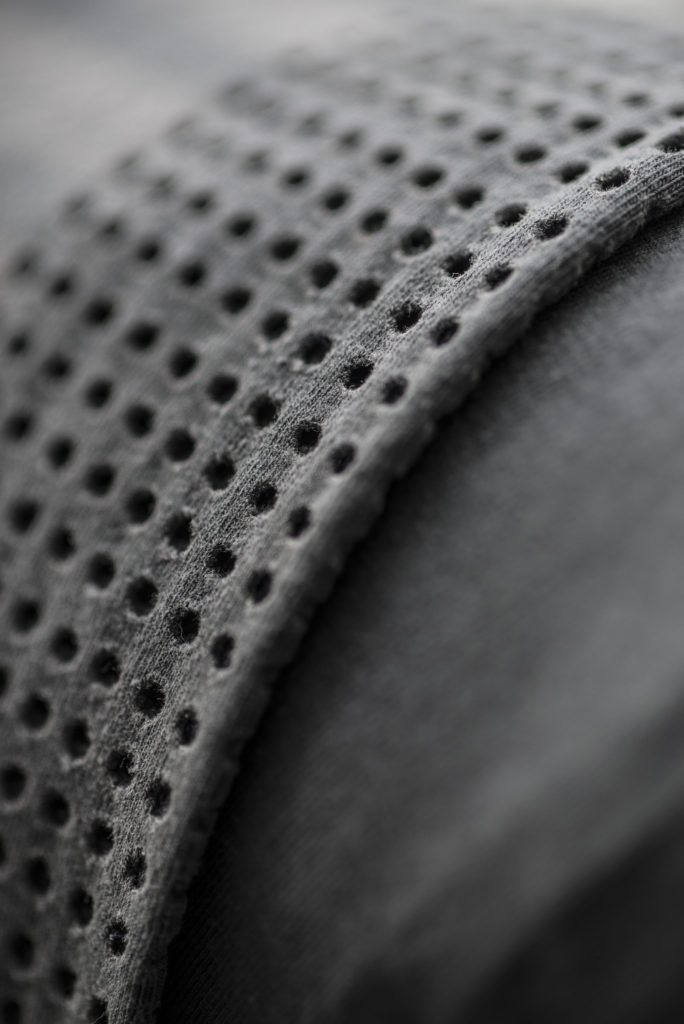 Detail of knitwear designed by Meidea for Intelligence Knits Jeanologia's collection