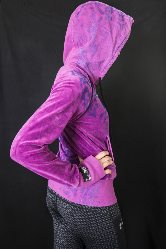 Hoodie Prototype designed by Meidea for Intelligence Knits Jeanologia's collection