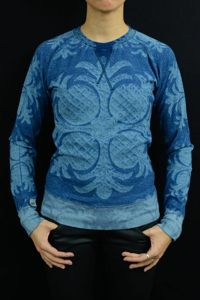 Knitwear design. Outfits designed by Meidea for Jeans Knits Jeanologia's collection