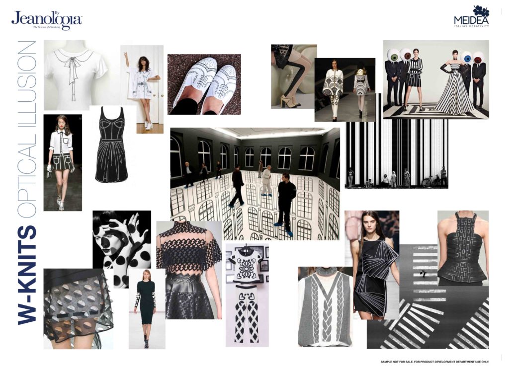 Mood boards for Women Knits Jeanologia's collection 