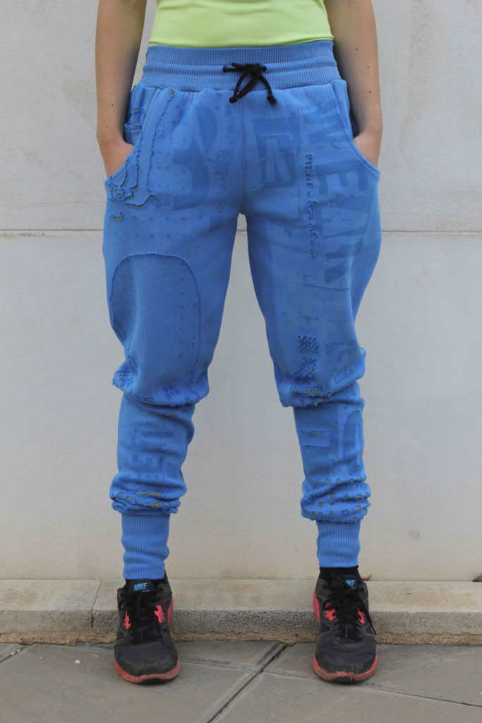 Jog pants Knitwear design. Outfits designed by Meidea for Intelligence Knits Jeanologia's collection