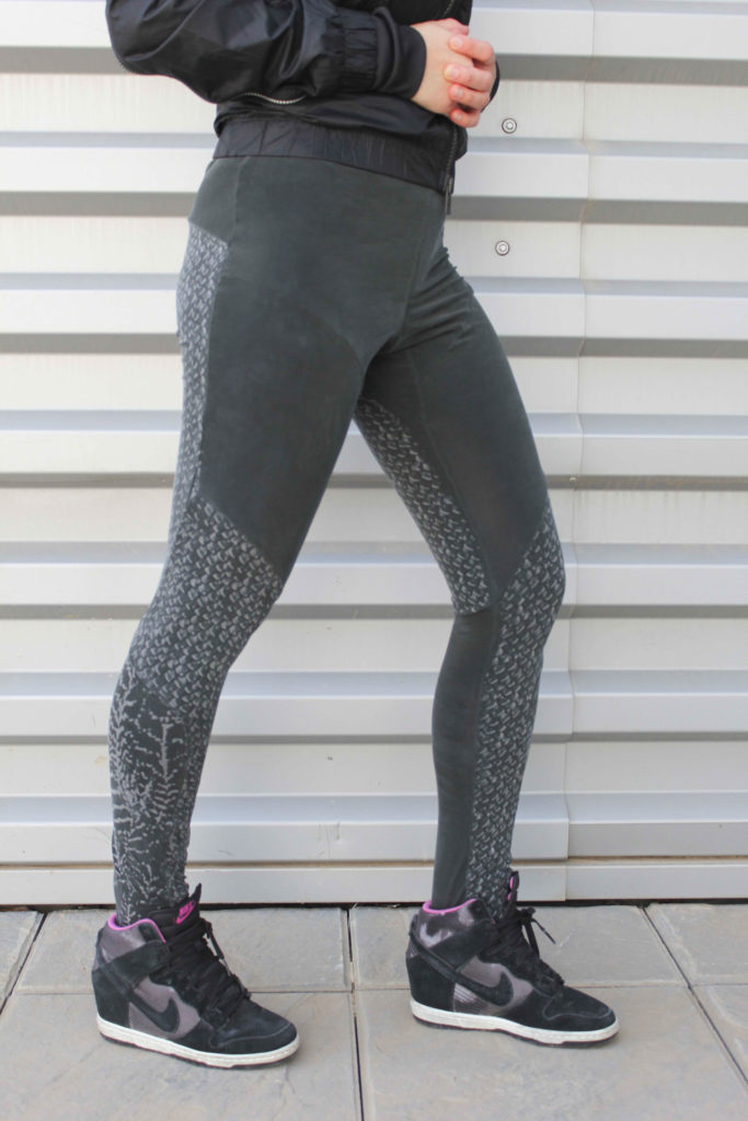 Women tights Knitwear design. Outfits designed by Meidea for Intelligence Knits Jeanologia's collection