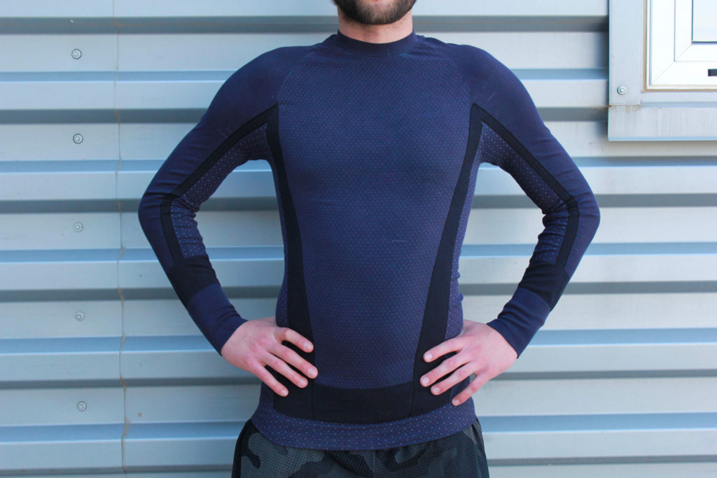 Man long-sleeve top Knitwear design. Outfits designed by Meidea for Intelligence Knits Jeanologia's collection