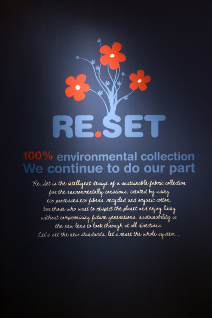 Recycled Denim: ReSet Concept and logo curated by Meidea for Bossa