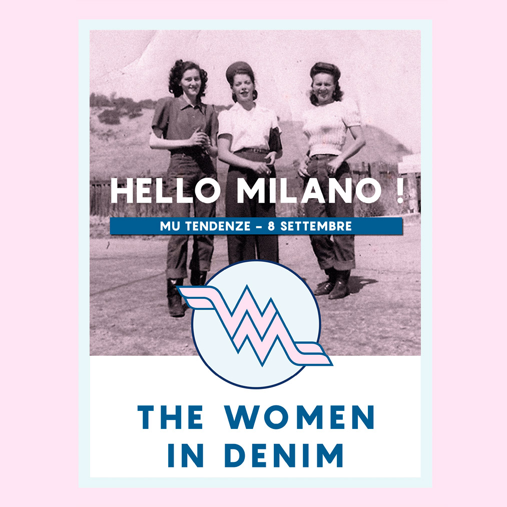 The Women in Denim Milano Unica 2020 invito