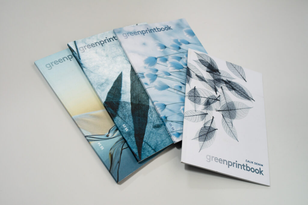 GreenprintBook visuals created for Calik Denim Company