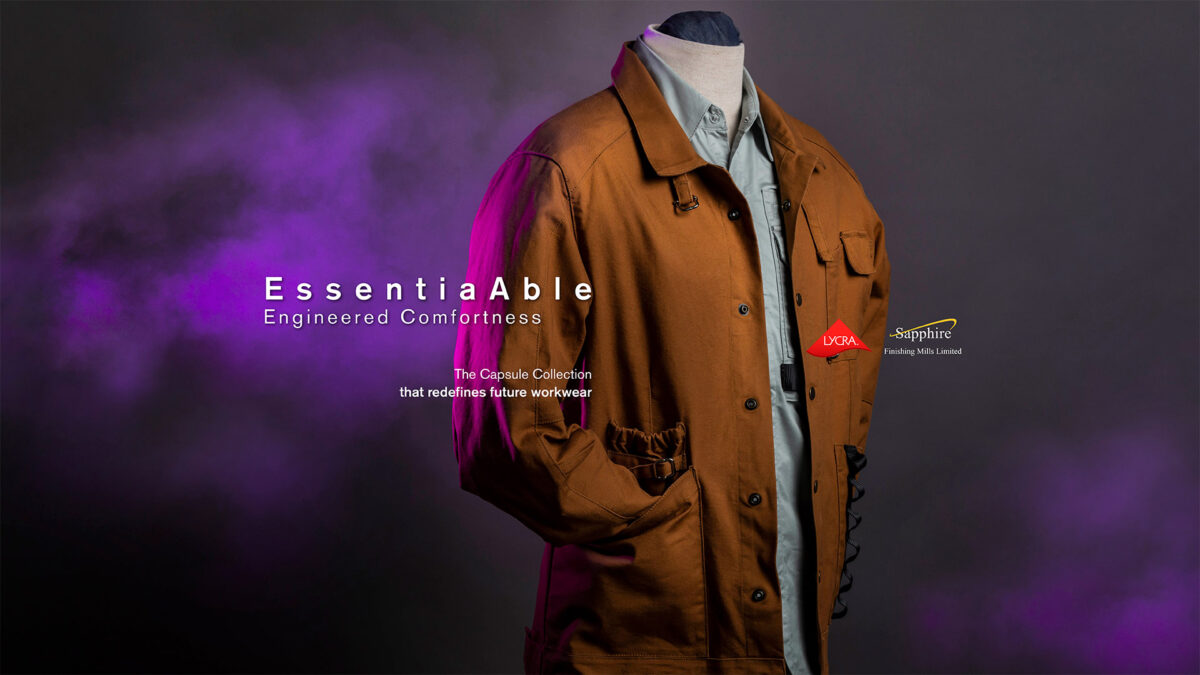 Essentiable progetto di Meidea workwear per Lycra