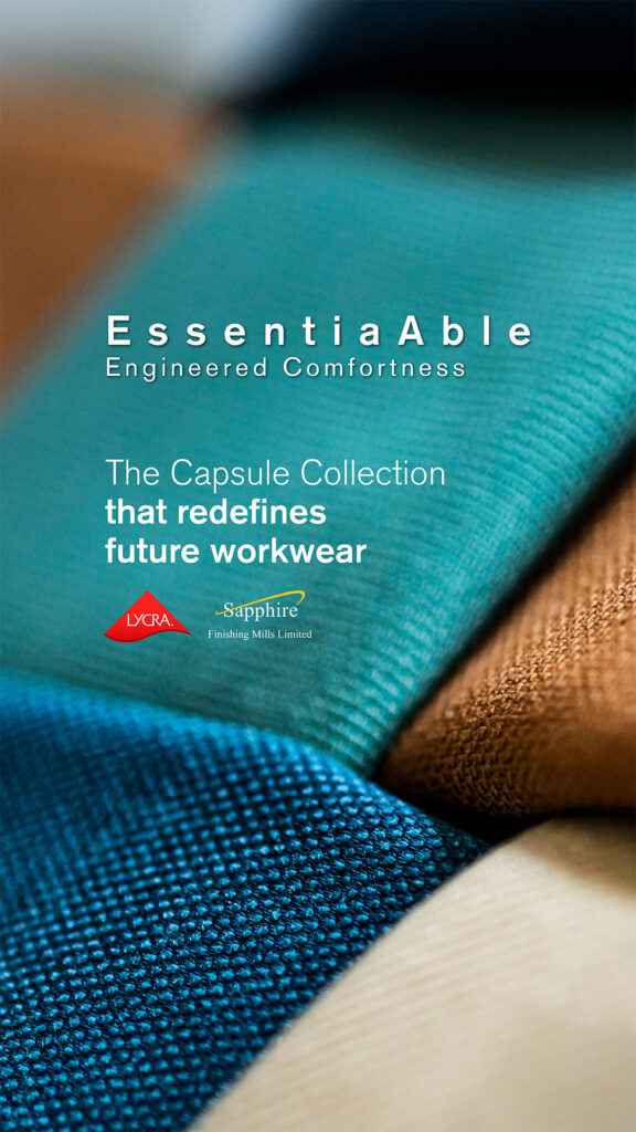 Essentiable progetto di Meidea workwear per Lycra